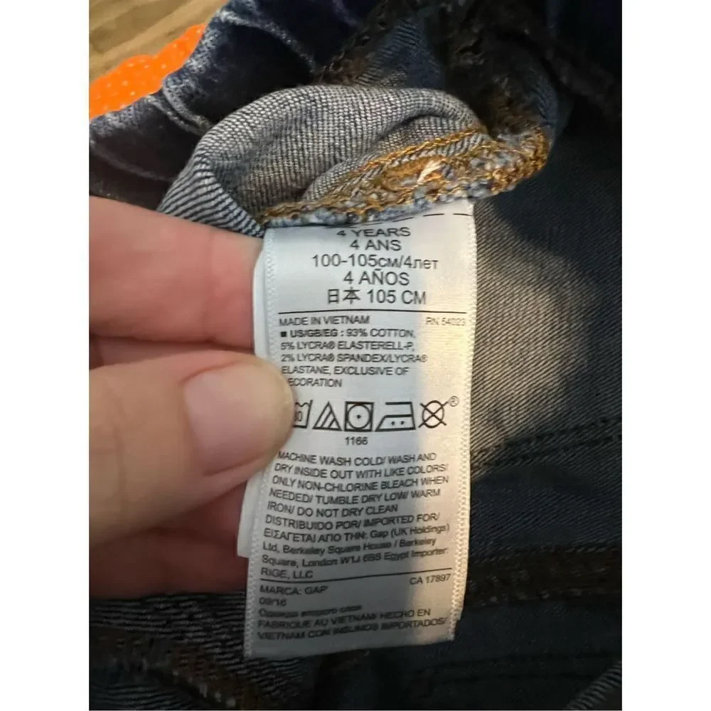 Gap Girls Star Jeans Size 4